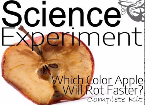 apple Science Experiment example kit